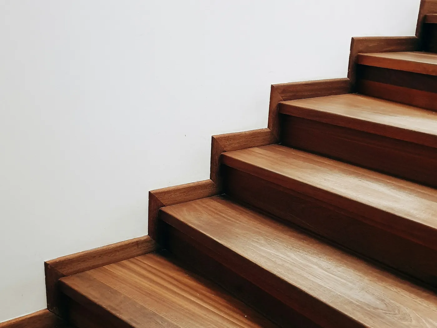 Hardwood stair treads